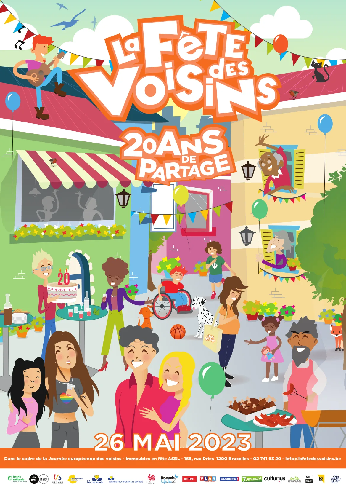 Image illustrant l'article « Fête des voisins le 26 mai 2022 de 17h00 à 21h00 ! » de l'EPN de Seilles.