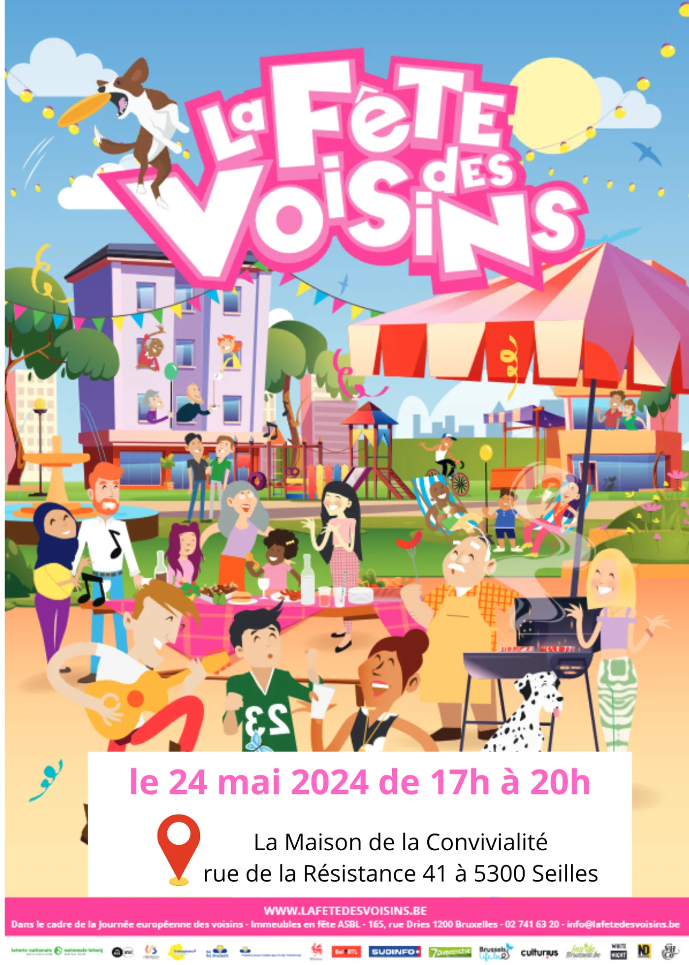 Image illustrant l'article « Fête des voisins le 24 mai 2024 de 17h00 à 20h00 ! » de l'EPN de Seilles.